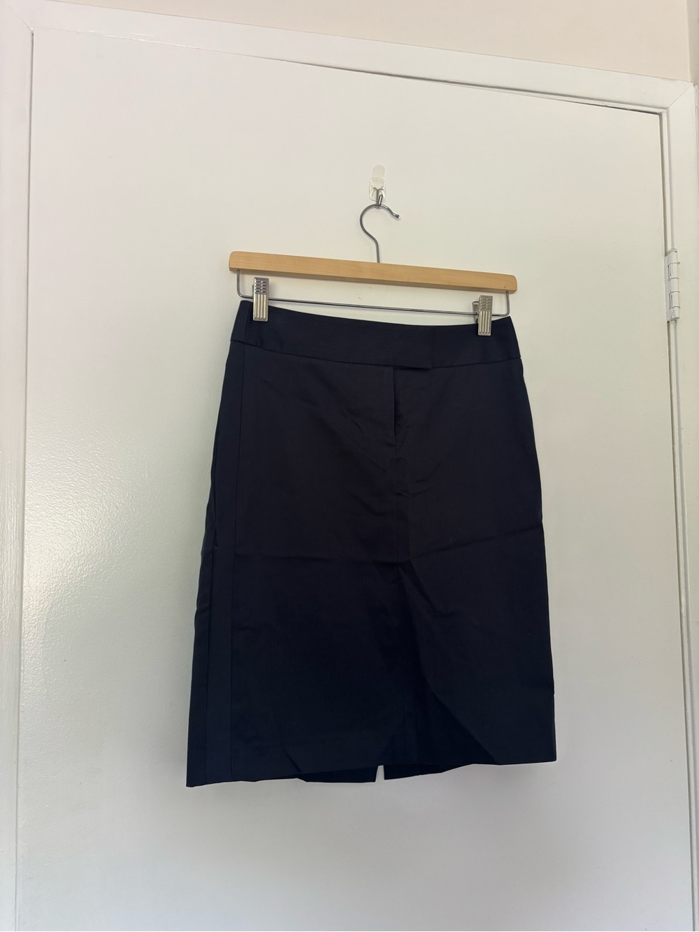 Classic Navy Pencil Skirt